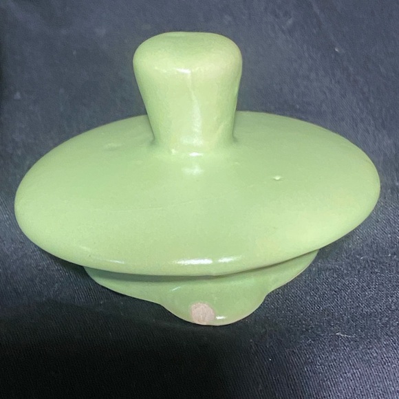 Teapot Olive green, modern deco, teapot vintage - Picture 6 of 10